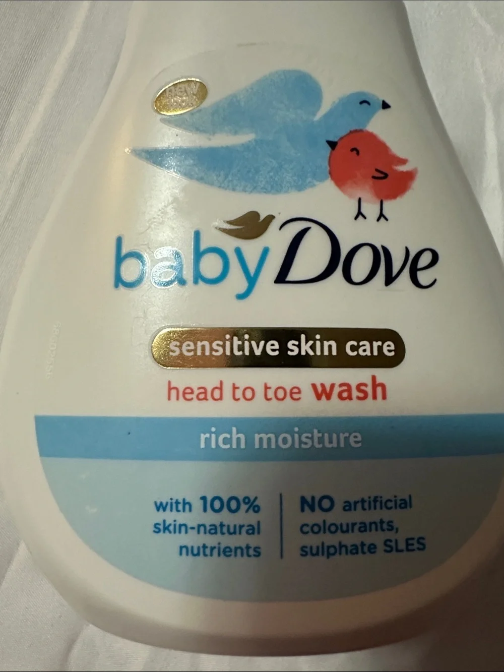 Baby Dove Sensitive Skin Care Head to Toe Wash Rich Moisture